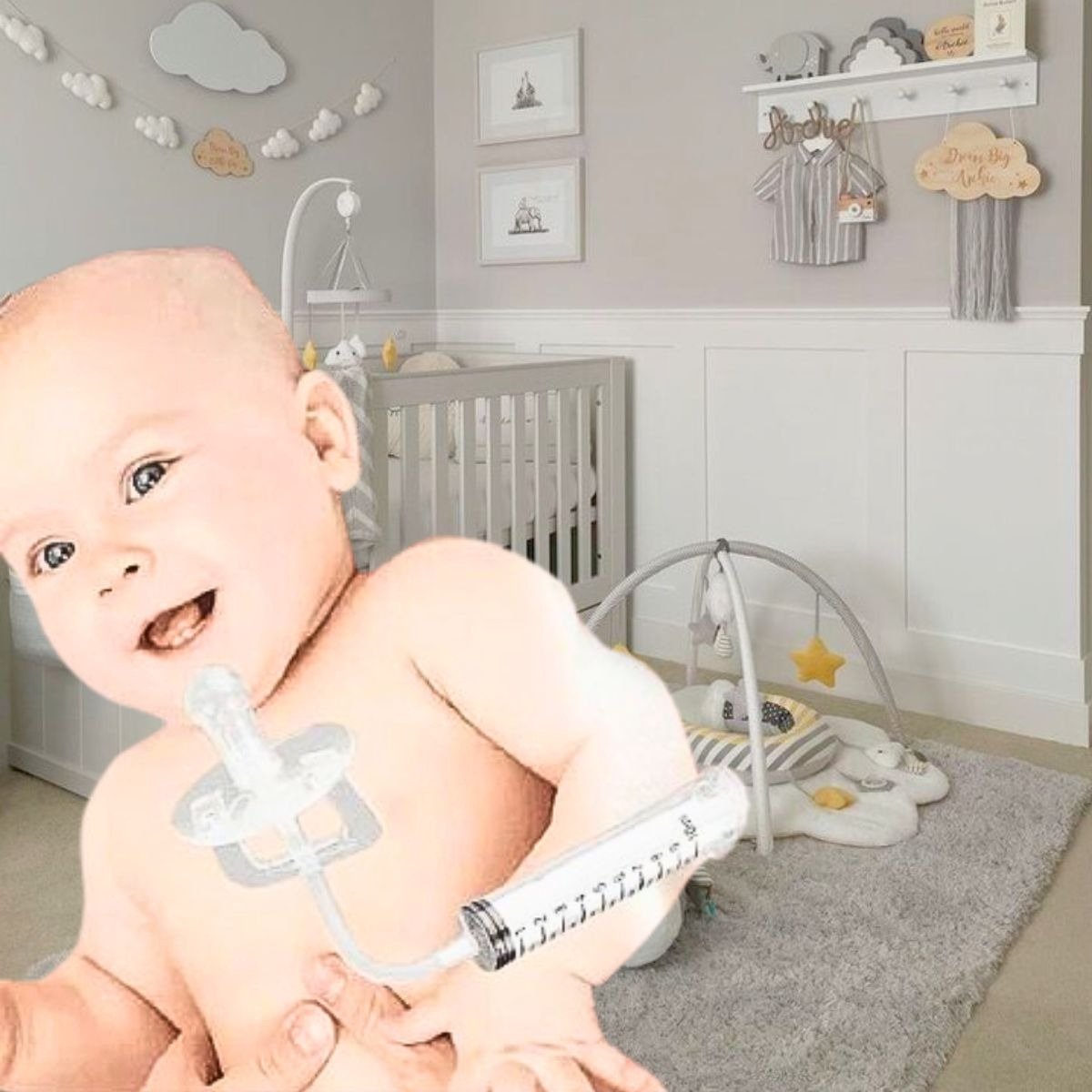 Chupete alimentación medica